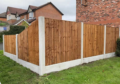another garden fence fitted